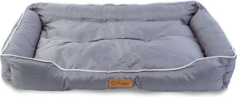 Grijs zacht bedje voor honden 39 × 29 × 7 cm
