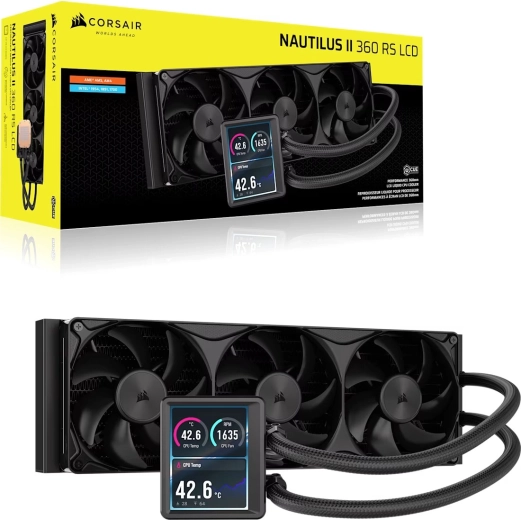Waterkoeling voor processor NAUTILUS II 360 RS LCD 360 mm