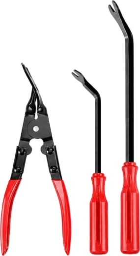 Tangen en metalen haken voor clips en bevestigers