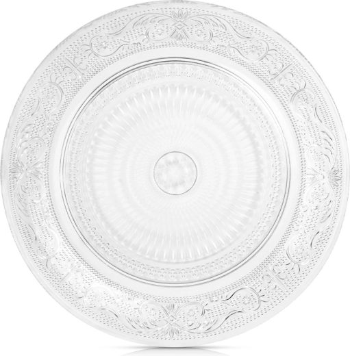 Glazen dessertbord 18 cm