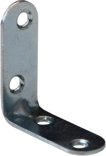 Montagehoek met profiel wit verzinkt 50 × 18 × 2 mm (20 stuks)