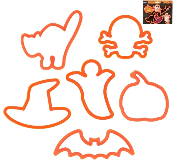 Orion Halloween plastic uitsteekvormpjes - 6 stuks
