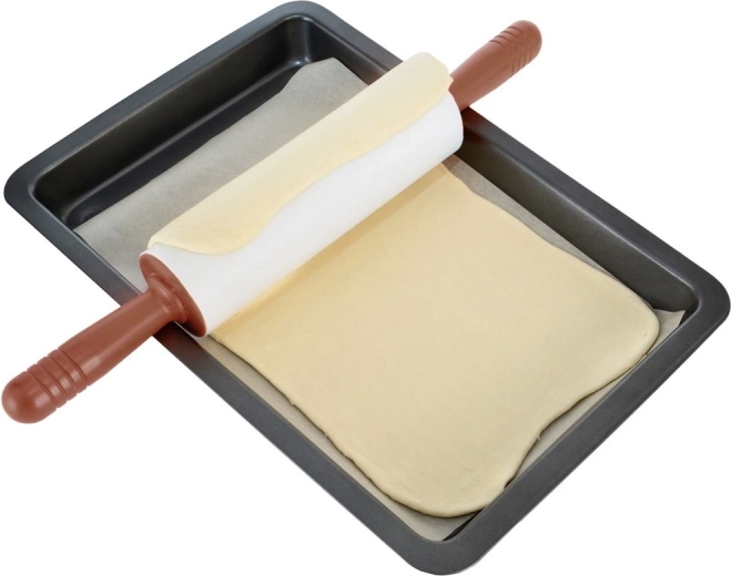 Gelijkmatig uitrollen van deeg direct op de bakplaat