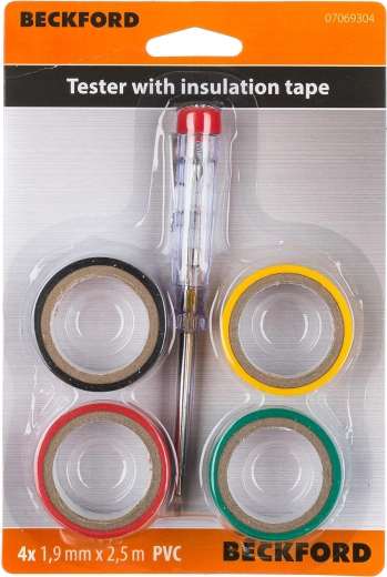 Spanningszoeker en isolatietapes – set van 4 stuks