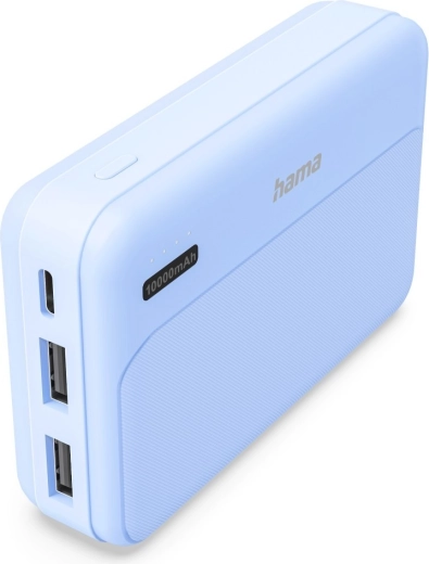 Powerbank Hama Power Pack Pocket 10 10.000 mAh blauw