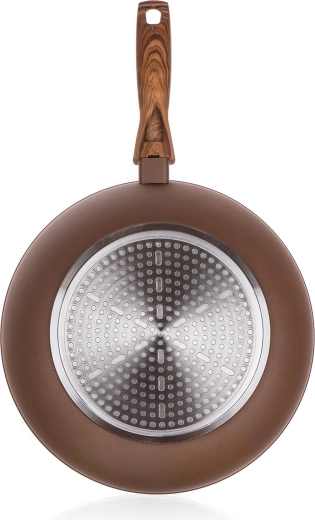 Inductiebodem voor gelijkmatige warmteverdeling