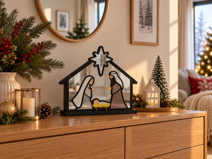Traditioneel kerstmotief