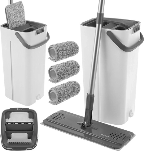 Handsfree wringen en 3 sneldrogende hoezen