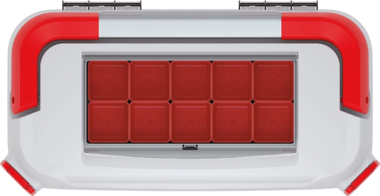 Geïntegreerde organizer met transparant deksel