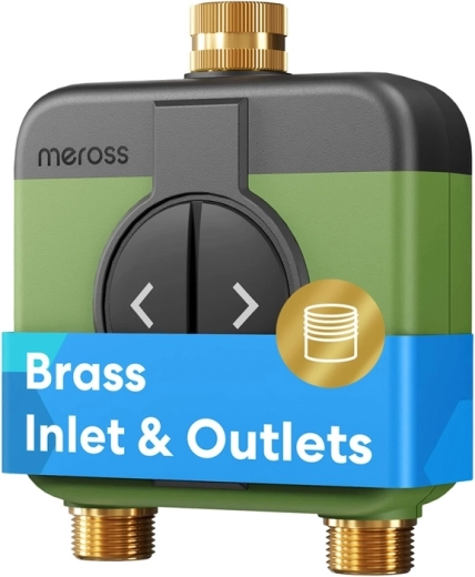 Slimme tweezone-besproeiingscontroller Meross