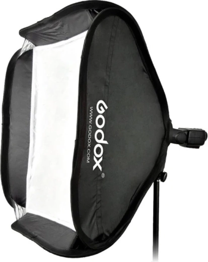 Godox opvouwbare softboxset 80 × 80 cm met Bowens-houder (S-type)