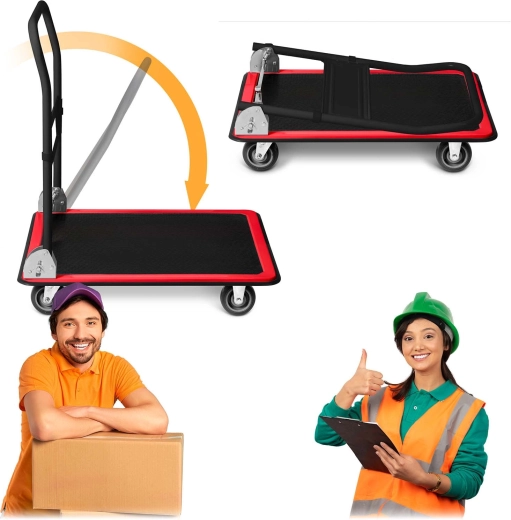 Inklapbare duwbeugel en eenvoudig manoeuvreren