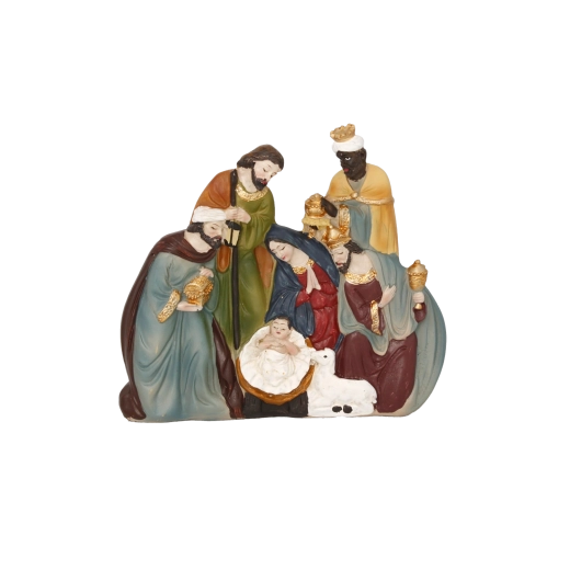 Kerststal Geboorte van Jezus met de drie koningen
