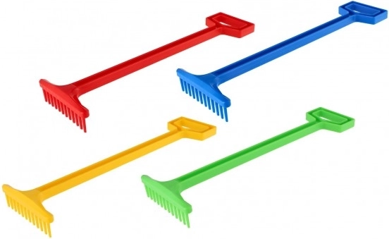 Kunststof kinderhark 43,5 cm – 4 kleuren
