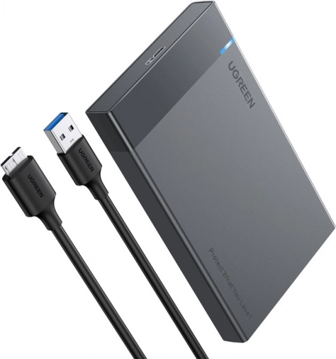 Ugreen hoes voor HDD/SSD schijf SATA 2,5 USB 3.2 Gen 1