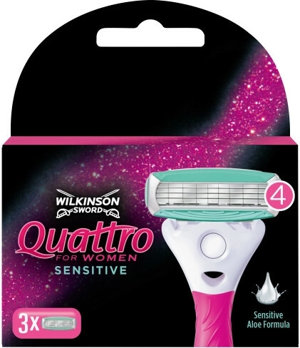 Wilkinson Quattro Sensitive vervangmesjes 3 stuks