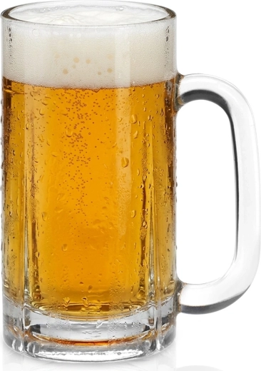 Glazen bierpul 500 ml