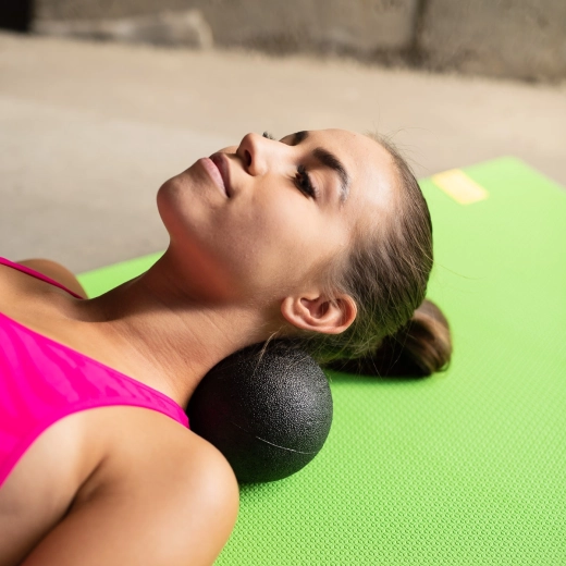 Verlichting van spanning in de nekregio