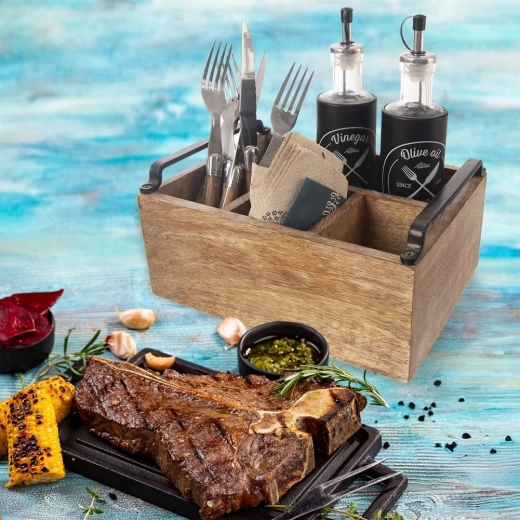 Eenvoudig dragen dankzij metalen handgrepen