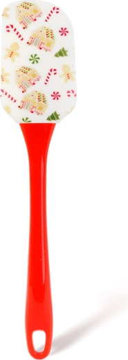 Kerstkeukenspatel met siliconen kop 25,4 cm