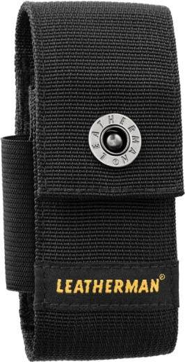Leatherman zwart nylon etui met 4 vakken, middelgroot