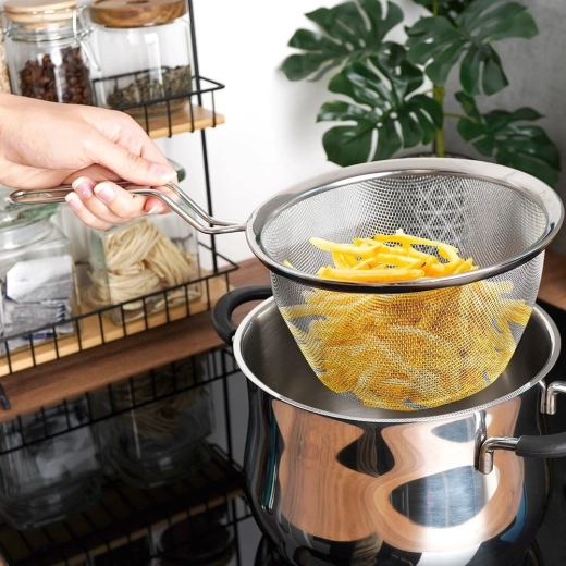 Veilige handling boven de pan