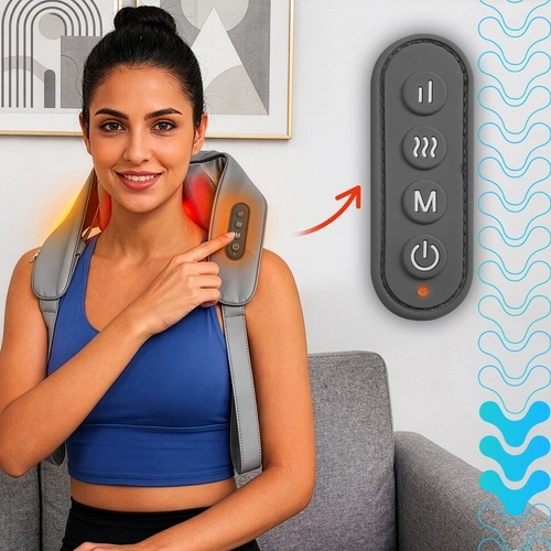 Diepe shiatsu-massage met verwarming