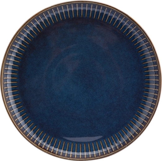 Dessertbord Reactive Stripes 20,5 cm blauw