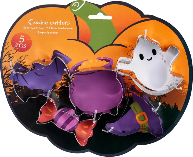 5 Halloween-motieven in één set