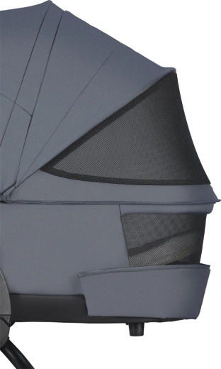 Comfort vanaf de geboorte met geventileerde reiswieg