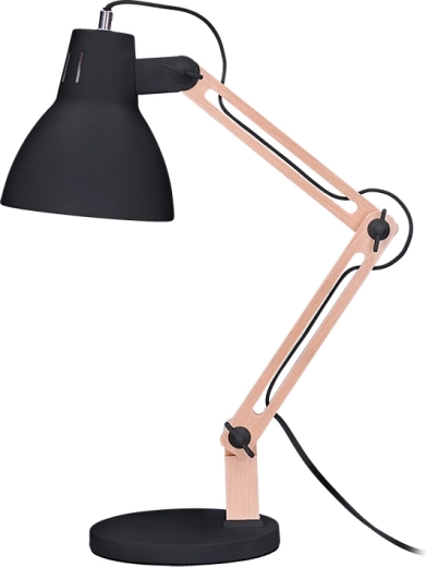 Solight tafellamp Falun E27 – Zwart