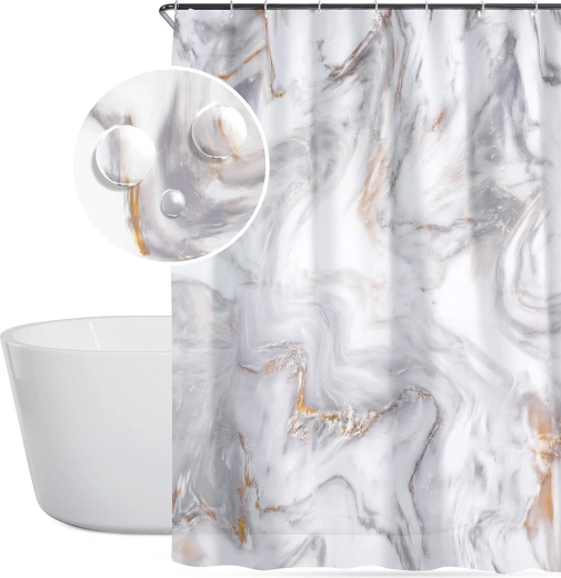 Waterafstotend oppervlak voor een droge badkamer