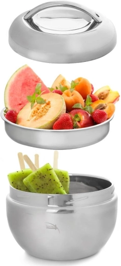 Dubbelwandig voor langere temperatuurbehoud