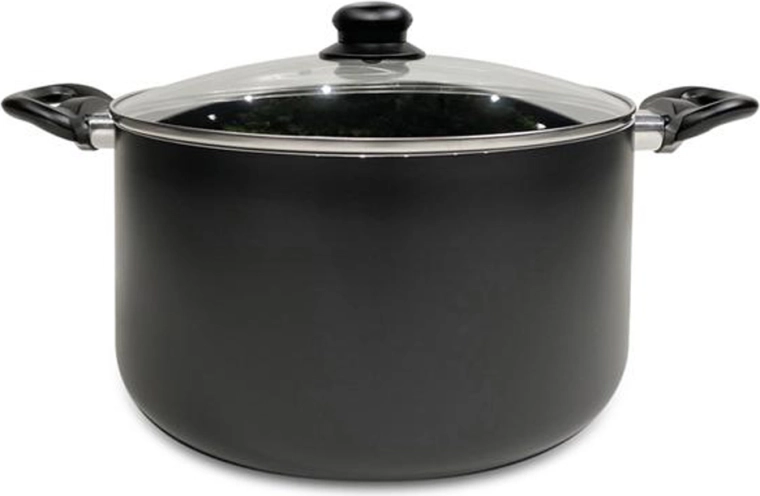 Kookpan met deksel KITCHISIMO Nero 28 cm, 8,5 l