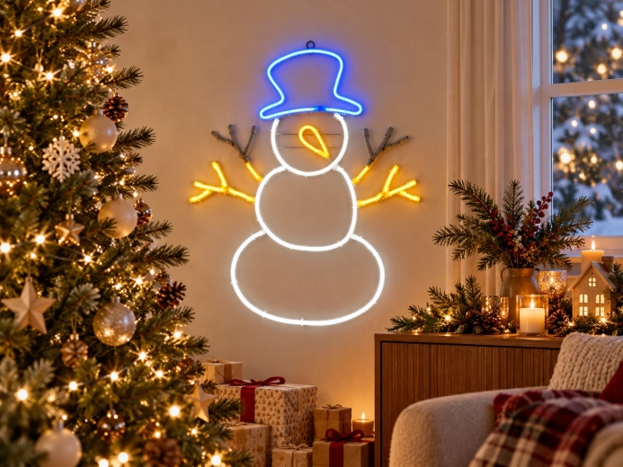 Decoratie voor een kerstinterieur