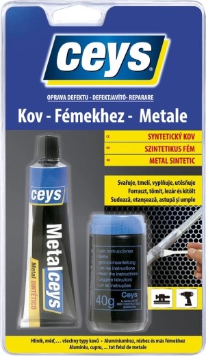Plamuur met metaalvulling 40 ml + 40 g CEYS