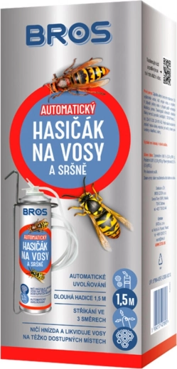BROS automatische spray tegen wespen en hoornaars (brandblusser) 400 ml