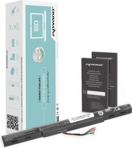 Movano-accu voor laptop Acer Aspire E5-573G en TravelMate P277-M (AL15A32) 1800 mAh 27 Wh