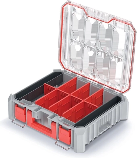 Overzicht in één oogopslag dankzij het heldere deksel