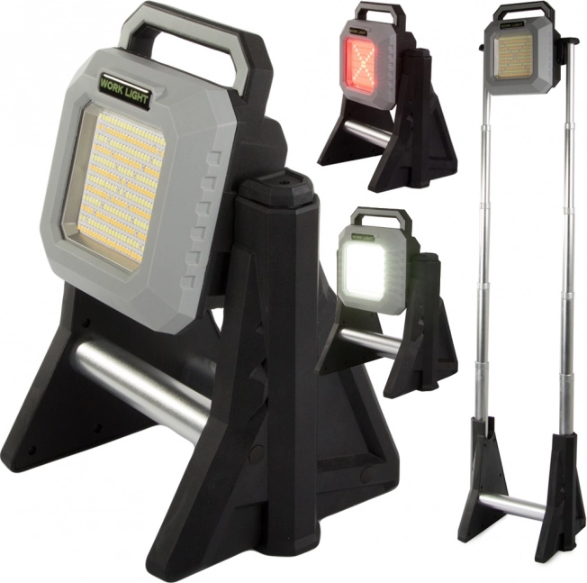 Oplaadbare LED telescopische schijnwerper 3000 lumen