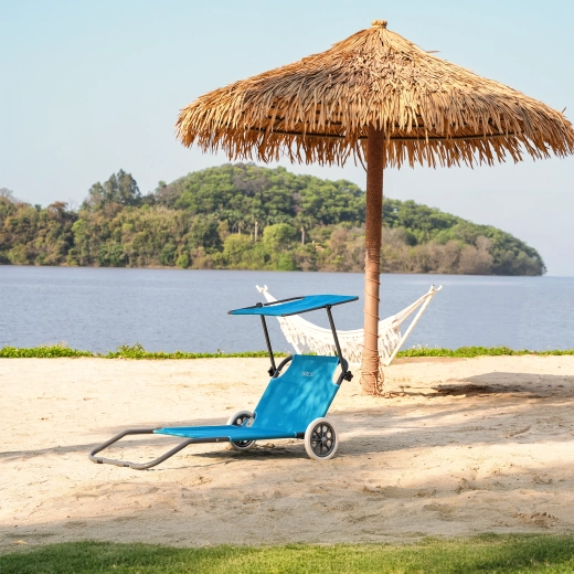 Eenvoudig te verplaatsen dankzij grote wielen