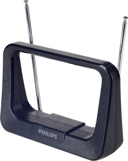 Binnen TV-antenne met coaxkabel 1,8 m, 75 Ohm, 3G/4G-filter voor DVB-T/T2