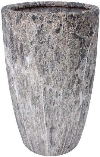 Keramische plantenbakhoes met marmereffect 24 × 24 × 40 cm