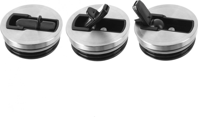 Lekdicht deksel en robuuste roestvrijstalen uitvoering