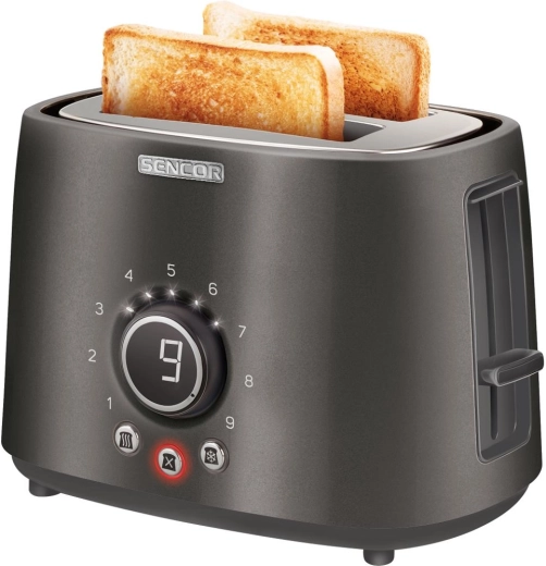 Sencor broodrooster met opwarmrek