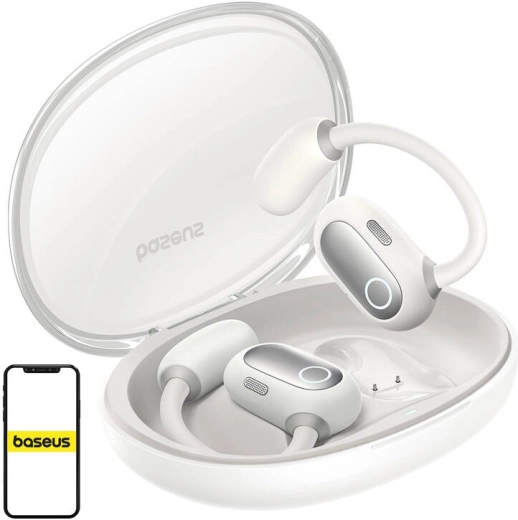 Baseus Eli Sport 1 draadloze sportoordopjes TWS (wit)