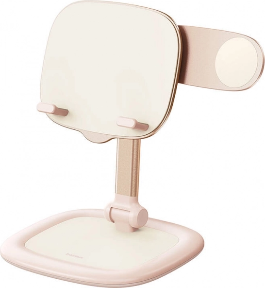 Baseus Seashell tablet- en telefoonnestandaard roze