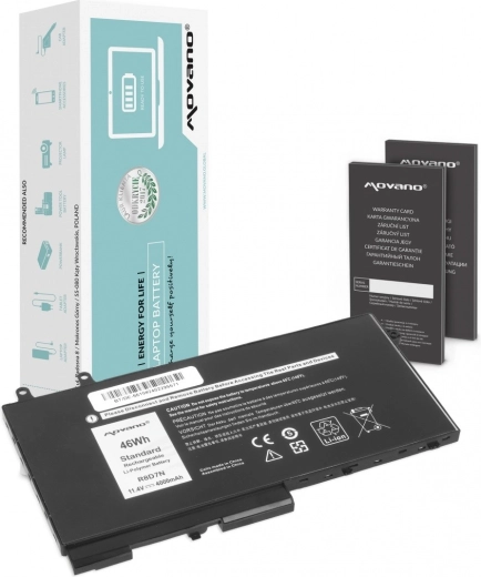 Movano R8D7N-accu voor Dell Latitude 5410/5411/5500 en Precision 3541/3550 (46 Wh)