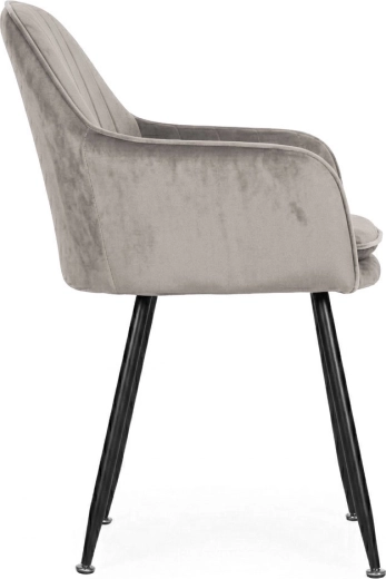 Fluwelen stoffering met elegante uitstraling