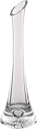 Glazen vaas met druppel 30 cm
